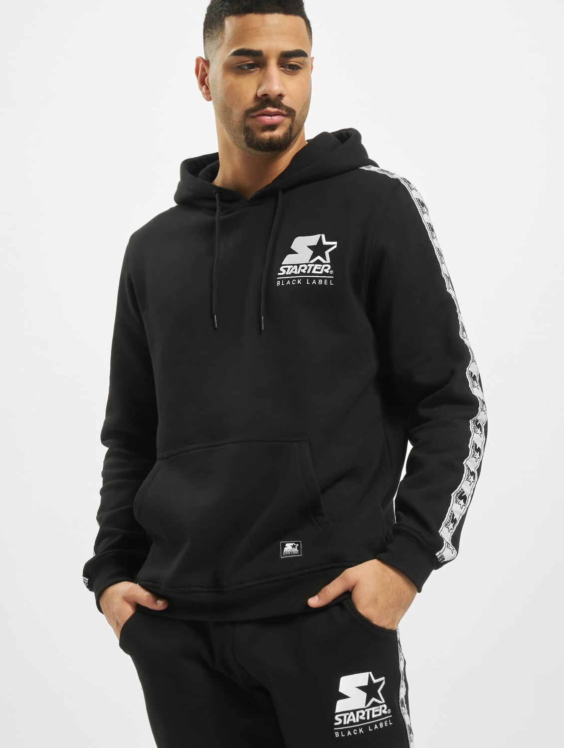 Starter Hoodie Logo Taped black (ST02100007)