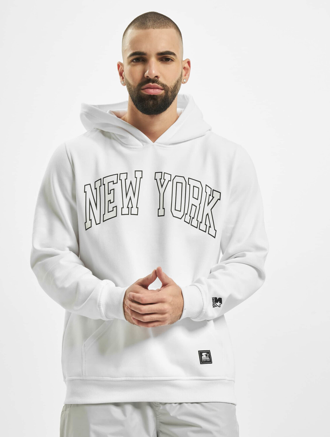 Starter Hoodie New York white (ST01200220)