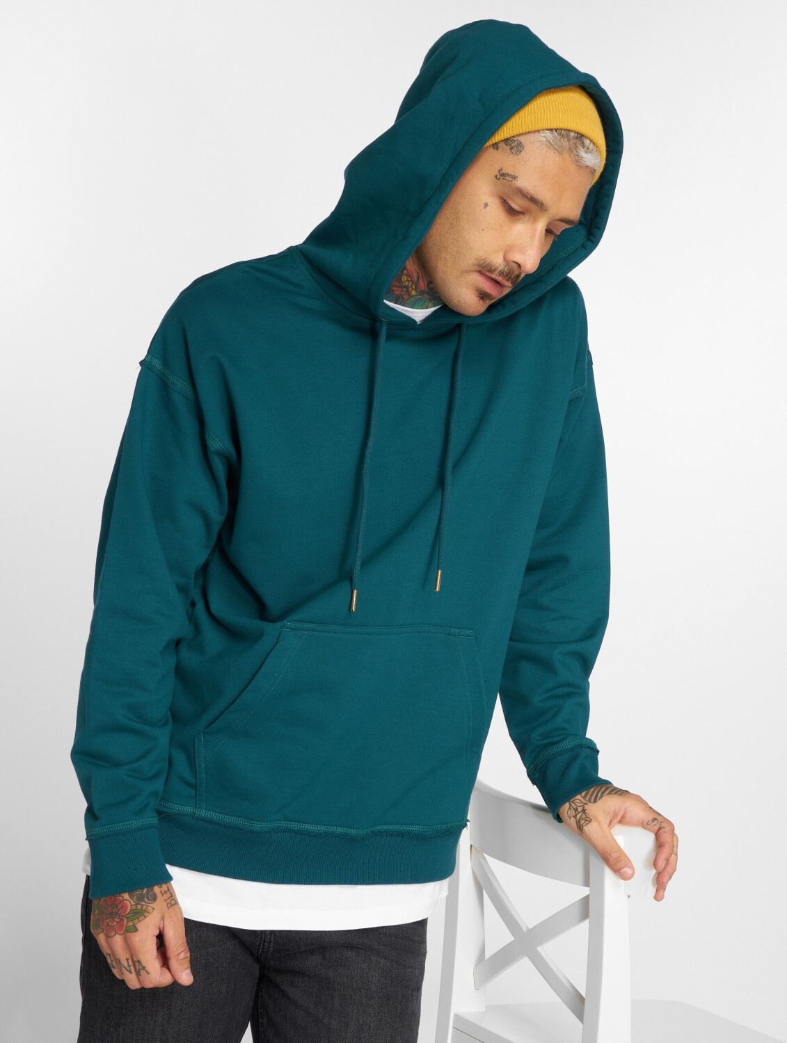 Urban Classics Hoodie Oversized turquoise (TB1593JAS)
