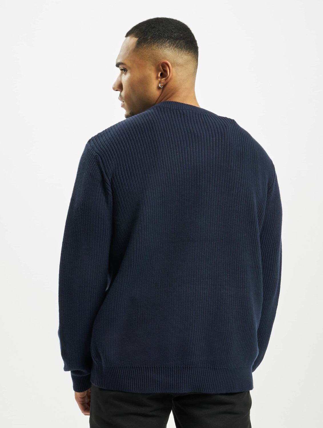 Urban Classics Knitted Pullover Cardigan Stitch blue (TB312901641)