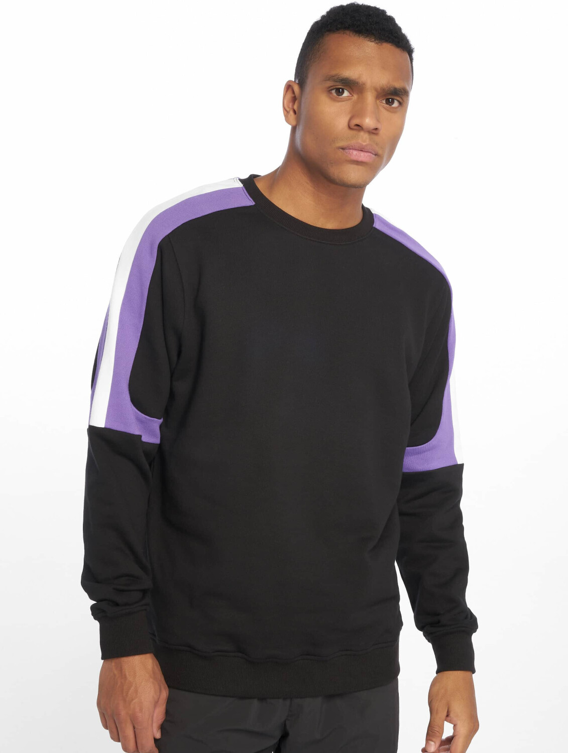 Urban Classics Sweatshirt Terry Panel black (TB2704BLK)