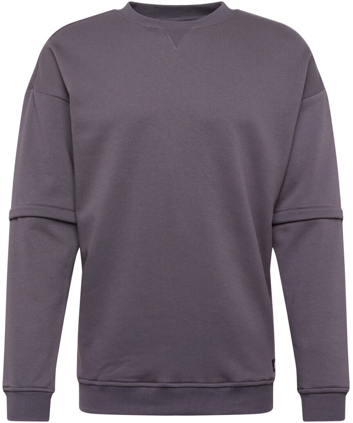 Urban Classics Sweatshirt Zip Away Oversized Terry Crew black (TB347102457)