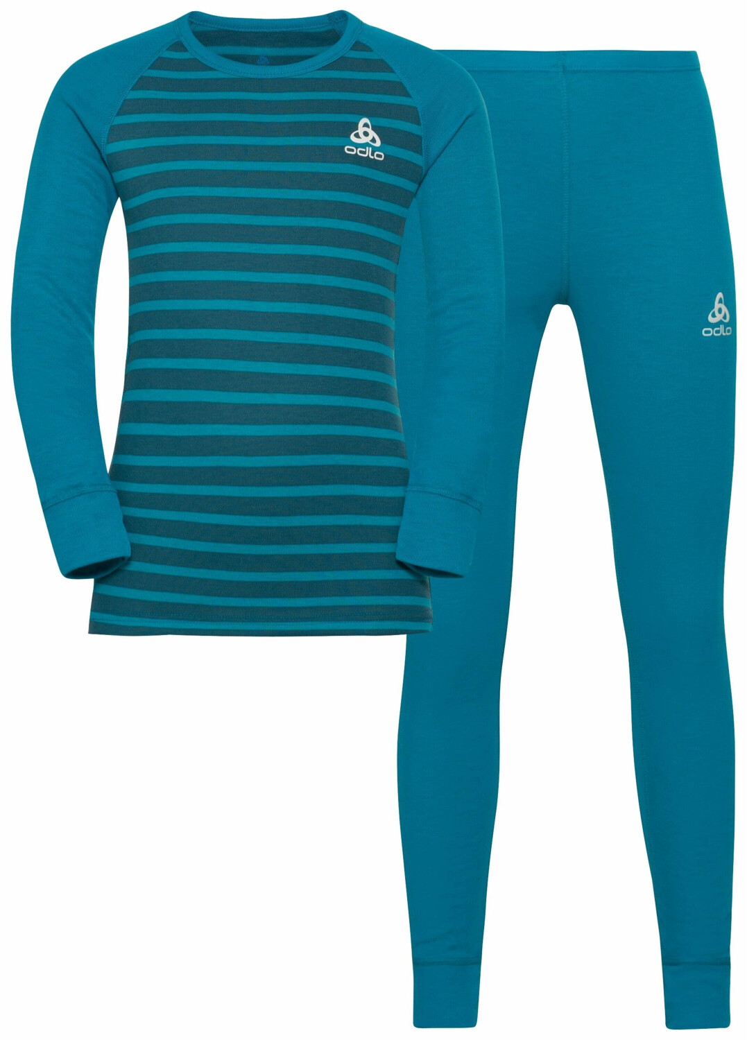 Odlo Active Warm Eco Kids Baselayer Set tumultuous sea/submerged