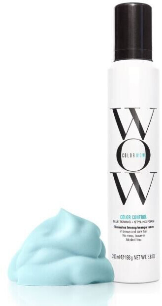 Color Wow Color Control Blue Toning + Styling Foam for dark Hair (200 ml) a  € 14,75 (oggi)