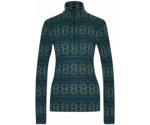 Women's merino 250 vertex long sleeve half zip thermal top crystalline Clearance