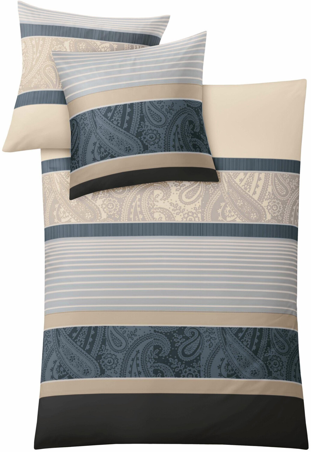 Kleine Wolke Cambridge 80x80+155x220cm Taupe