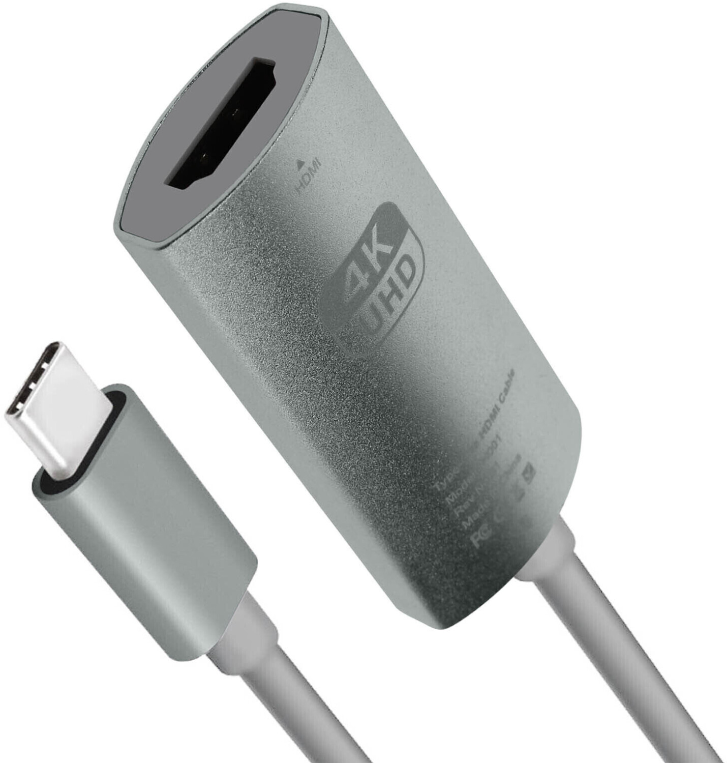 Avizar Adaptateur USB-C vers HDMI femelle résolution 4K (15 cm)