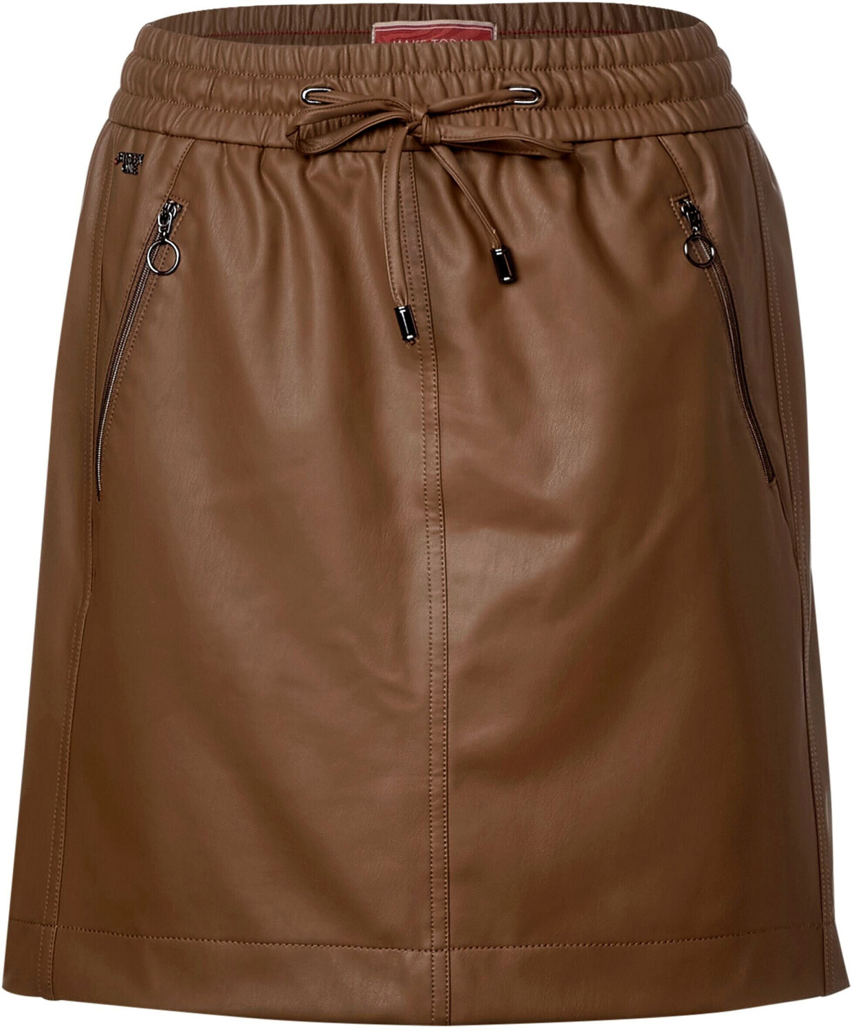 Street One Faux Leather Skirt (A360700) camel