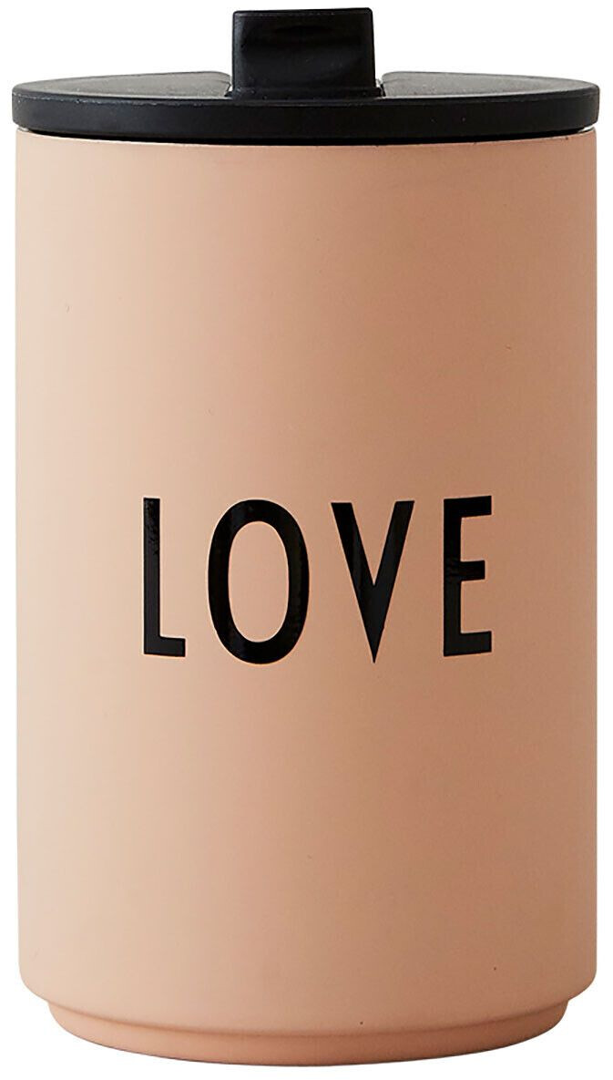 Design Letters Thermo Cup LOVE camel