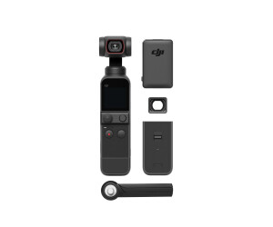  DJI Pocket 2 - Handheld 3-Axis Gimbal Stabilizer with 4K  Camera, 1/1.7 CMOS, 64MP Photo, Face Tracking, , TikTok, Vlog,  Portable Video Camera for Android and iPhone, Black : Electronics