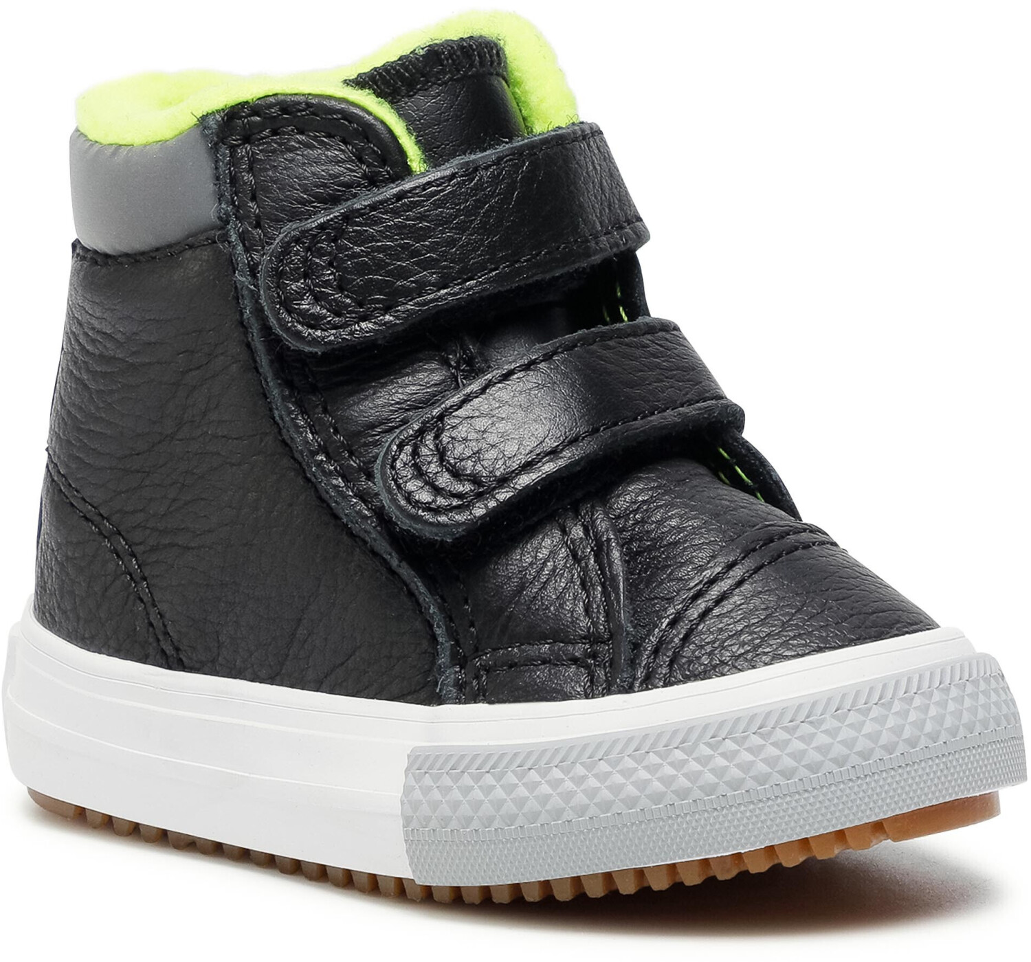 Converse Camp Converse Easy-On Chuck Taylor All Star High Top Kids black/lemon venom/ash stone