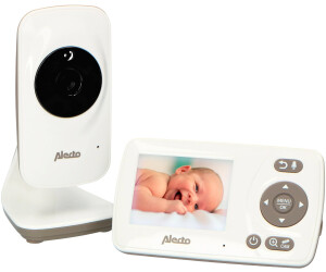Alecto Babyphone mit Display Weitreichend Weiß Blau Baby Monitor Babyfone 