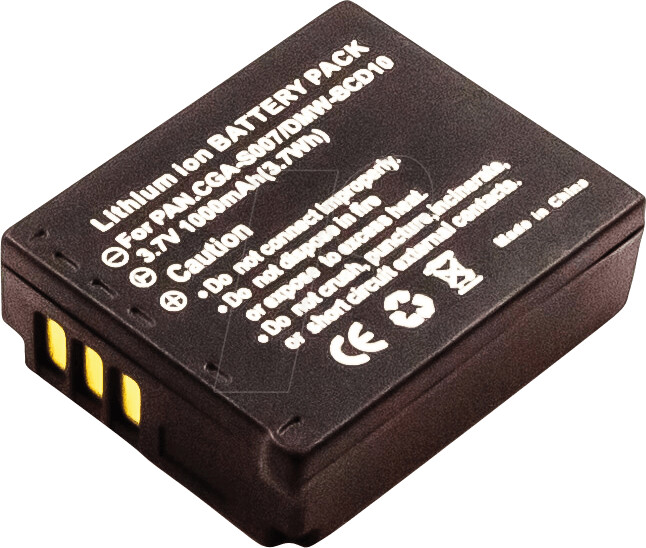 AccuCell Battery for Panasonic DMC-TZ1