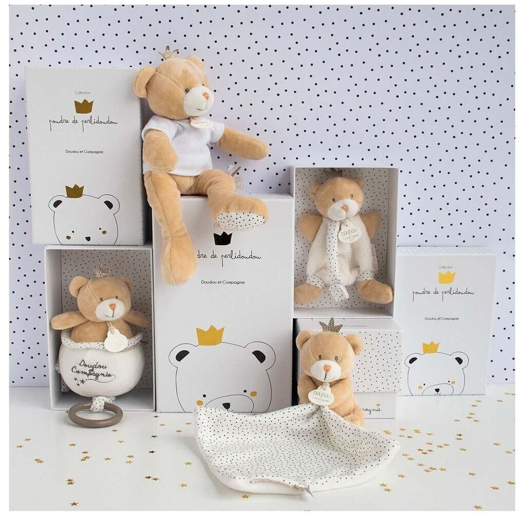Doudou et Compagnie Nounours Poudre de Perlidoudou 25 cm