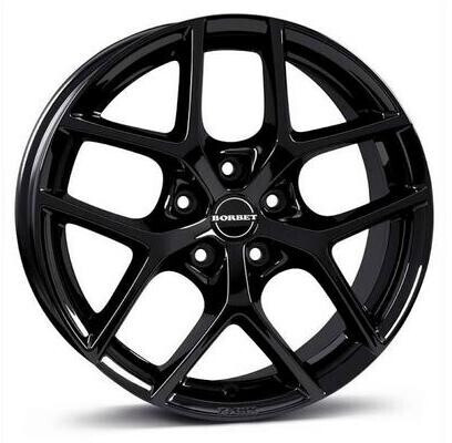 Borbet Y (7x17) black glossy