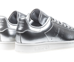 stan smith white metallic silver