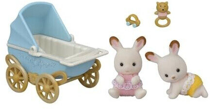 Sylvanian Families Epoch Chocolate Rabbit Twins Set desde 11 91