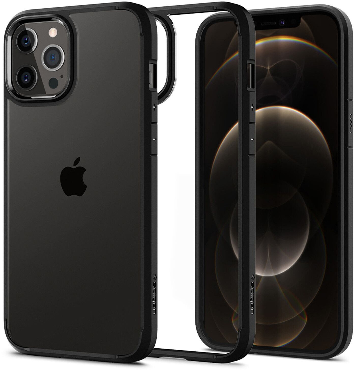 Spigen Case Ultra Hybrid (iPhone 12/12 Pro) Matte Black