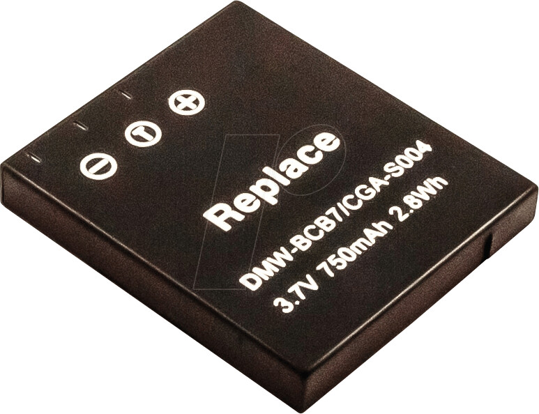 AccuCell Battery for Panasonic CGA-S004/DMW-BCB7