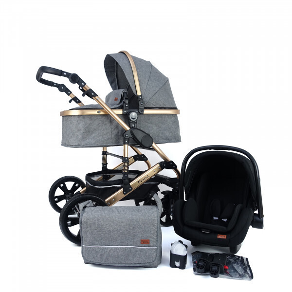 Pixini California 3in1 Grey/Gold