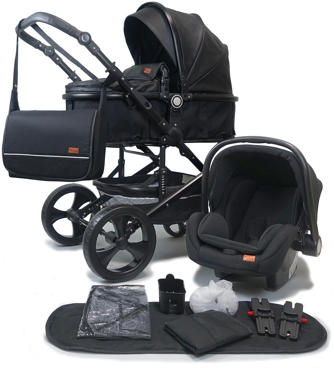 Pixini Kalani 3in1 leatherette black