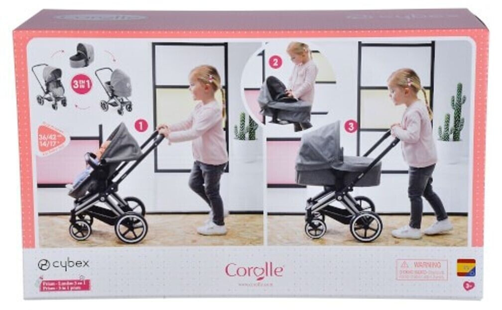 Corolle Poussette 3 en 1 Cybex 36 42 cm au meilleur prix Decembre 2024 idealo
