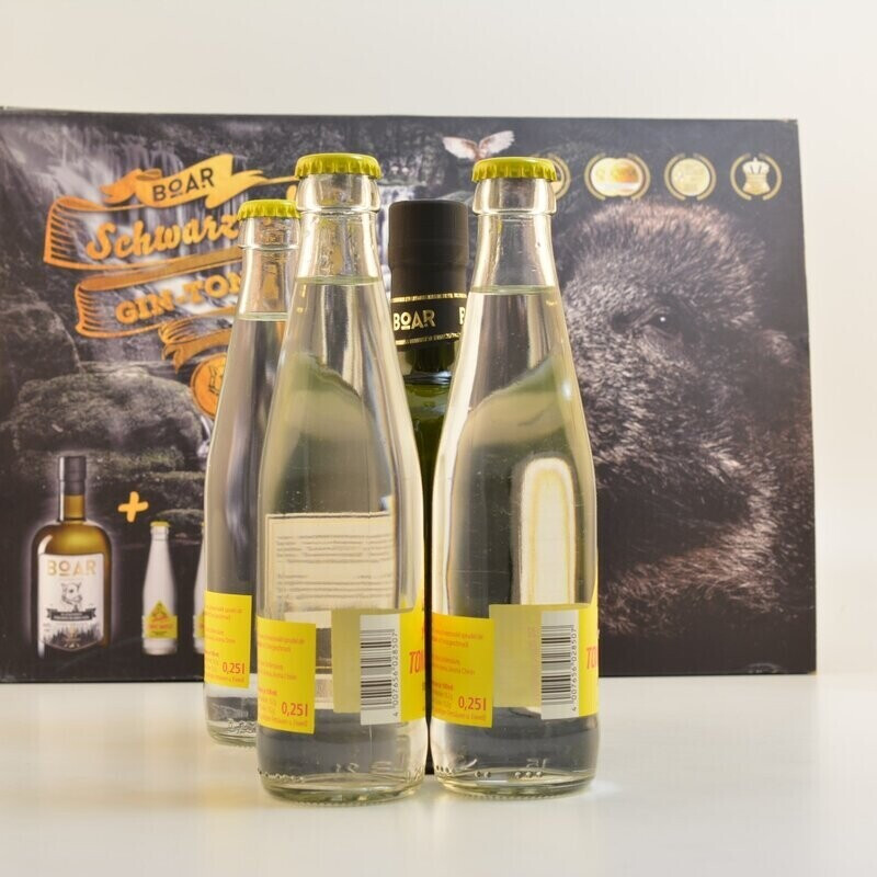 Black Water Gin 43% € ab Forest BOAR Edition 0,5l Preisvergleich Heimatgefühl Tonic 4x0,25l + bei Premium 49,90 | Dry