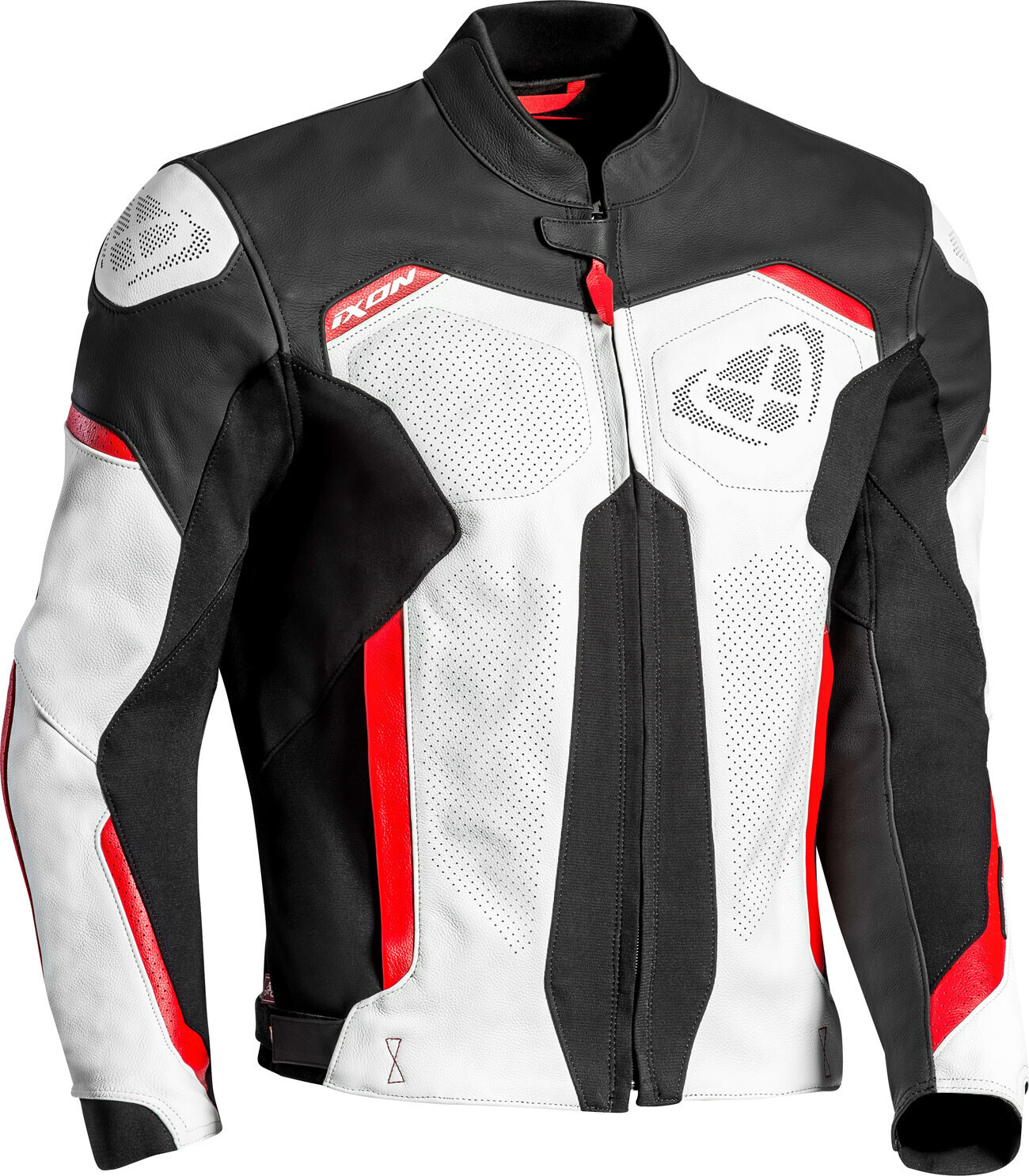 IXON Blouson Rhino noir/blanc/rouge