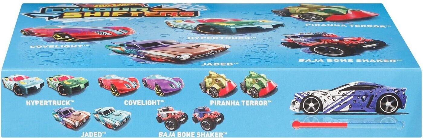 Hot Wheels Color Shifters Covelight, Hypertruck, Piranha Terror, Jaded &  Baja Bone Shaker Diecast Car 5-Pack [Version 2]