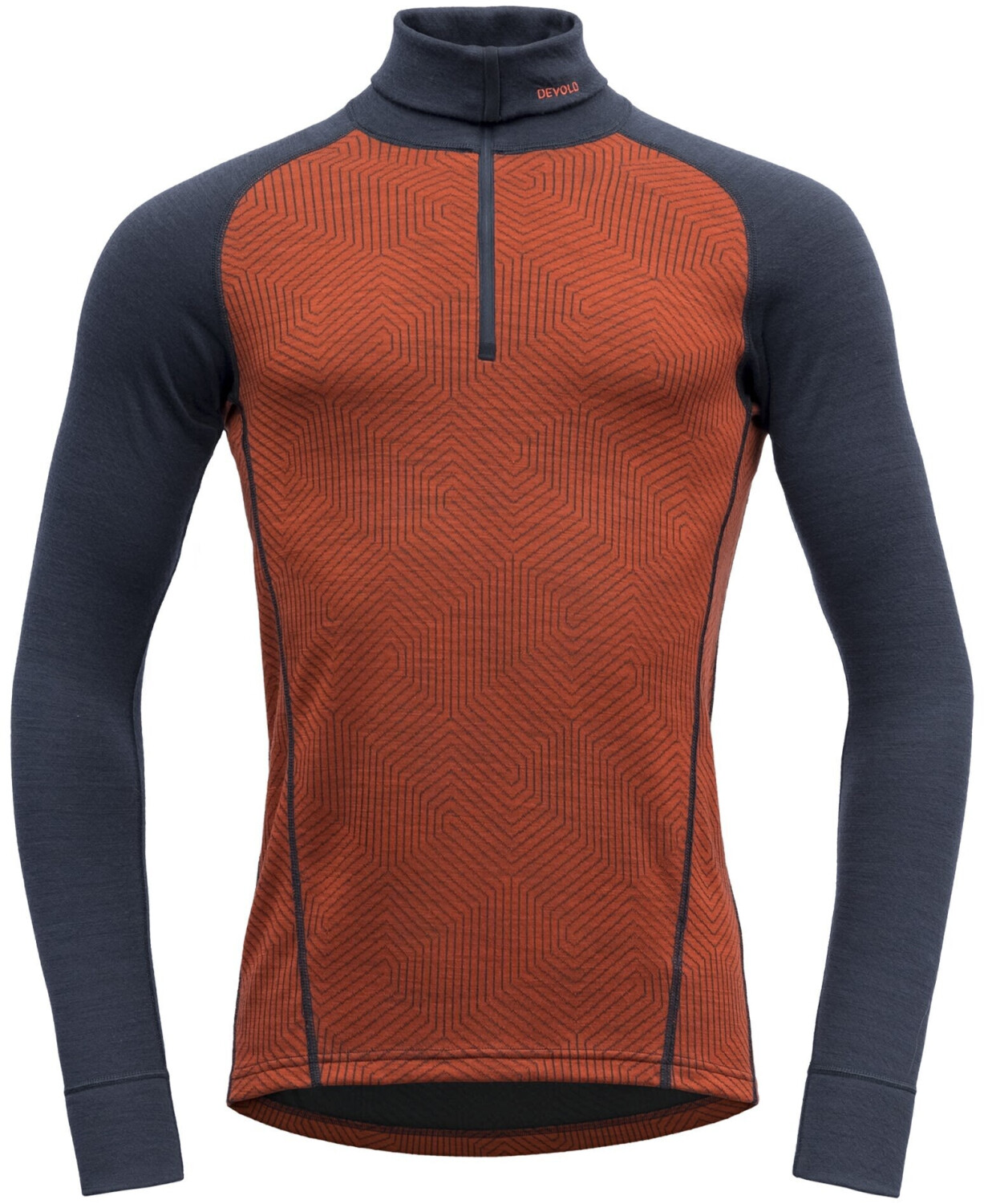 Devold Duo Active Man Zip Neck brick/ink