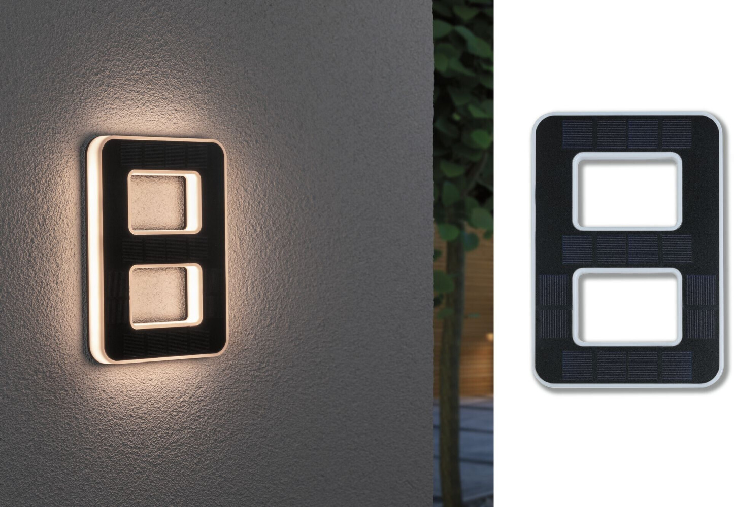 Paulmann Solar-LED-Hausnummer 8 (79849) 43,82 bei € | Preisvergleich ab
