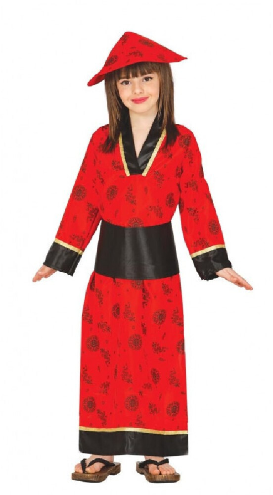 Guirca chinese girl red dress up costume