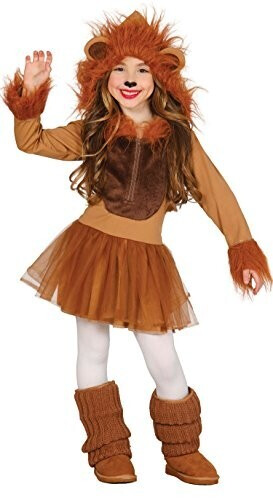 Guirca female lion child dress up costume