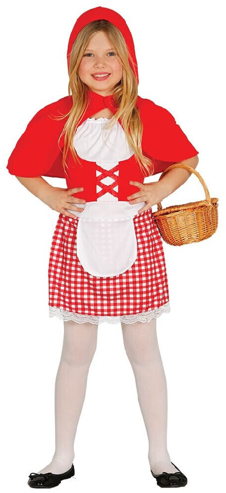Guirca little red girl child dress up costume
