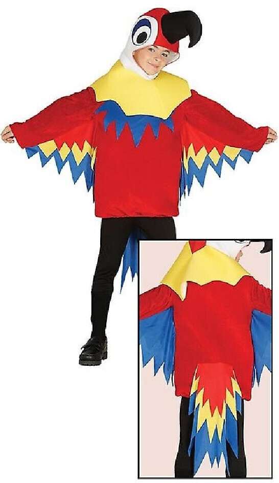 Guirca parrot child dress up costume