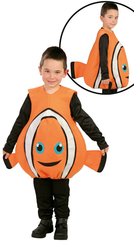 Guirca fish clown child dress up costume