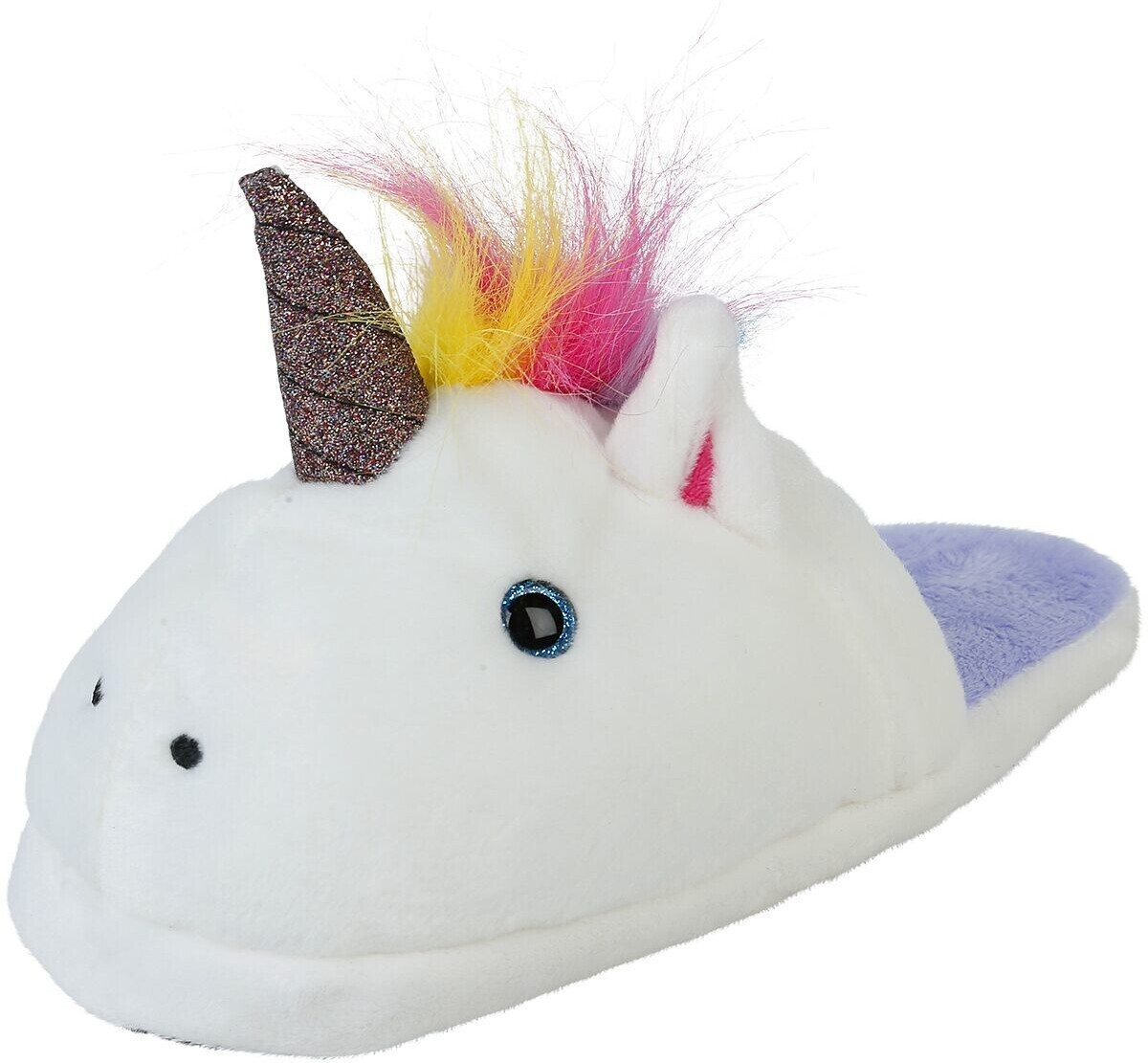 Fizz Creations Unicorn Slippers White