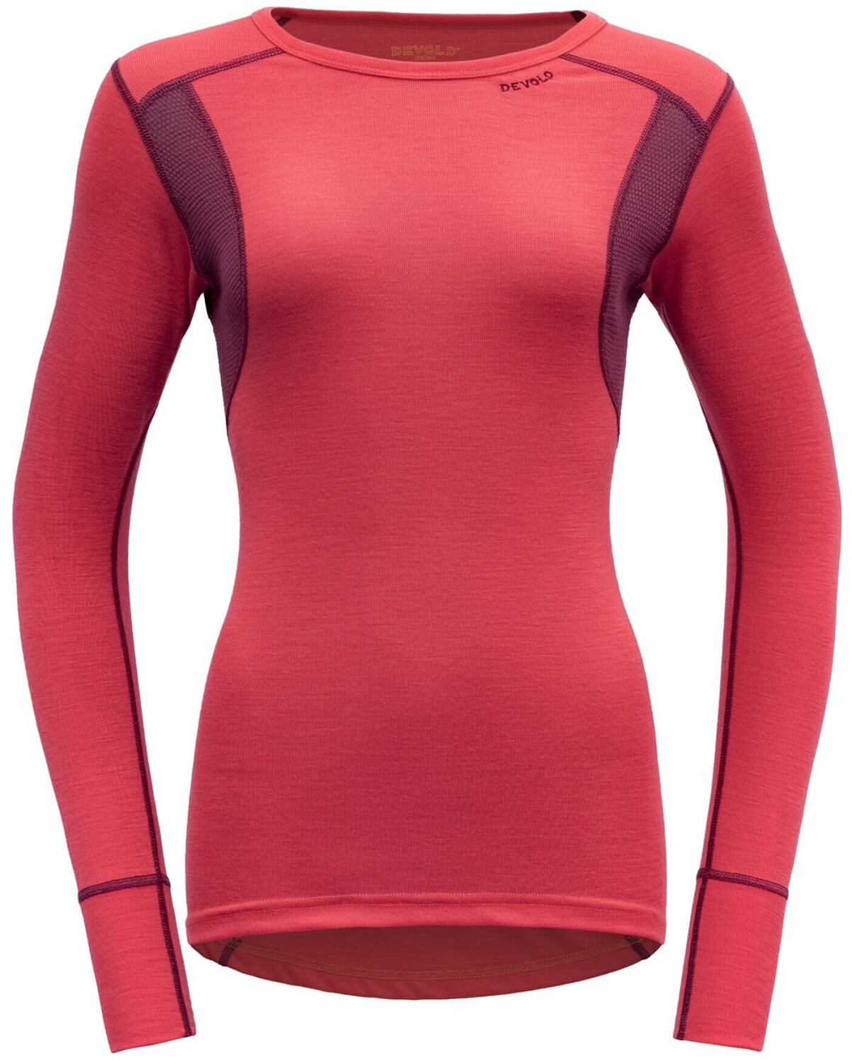 Devold Hiking Woman Shirt poppy/beetroot