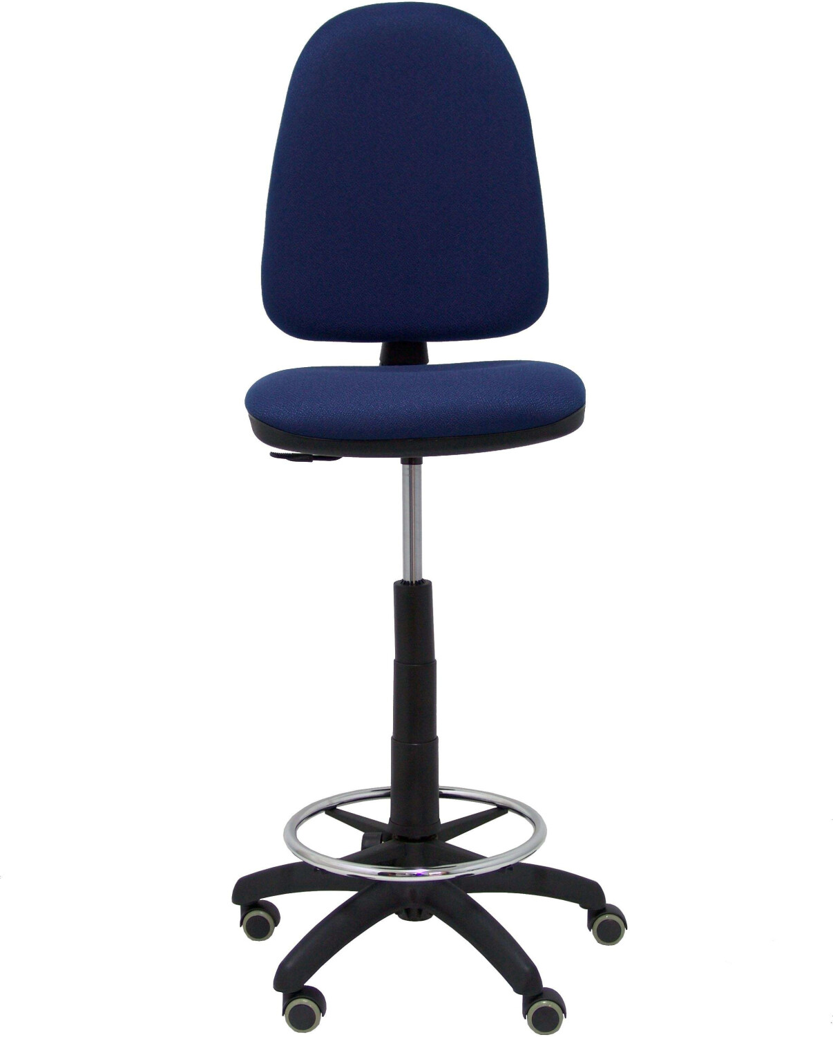 Piqueras y Crespo Stool Ayna Bali Parquet Wheels Navy