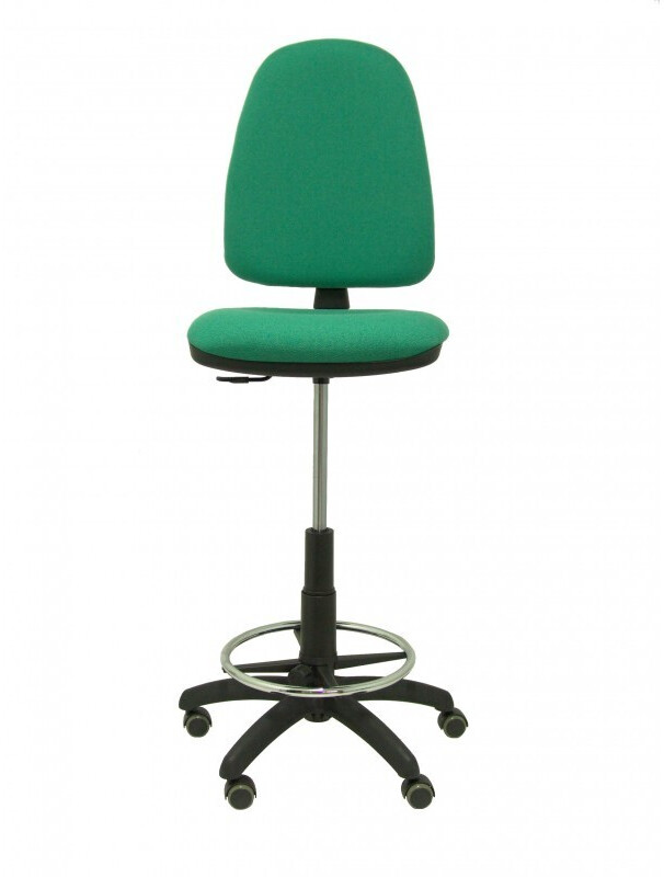 Piqueras y Crespo Stool Ayna Bali Parquet Wheels Green