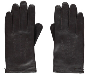 (50437119) piping hardware Hugo gloves Preisvergleich badge ab Lamb-leather | braun bei and with Boss € 59,90