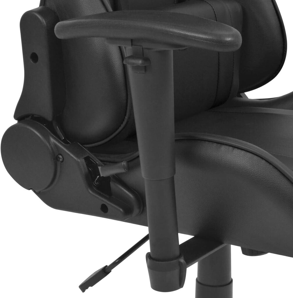 vidaXL Chaise de bureau inclinable en cuir synthétique noir (20159) au