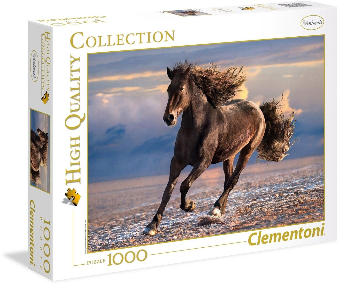 Photos - Jigsaw Puzzle / Mosaic Clementoni High Quality Collection Free Horse  (1000 pcs.)