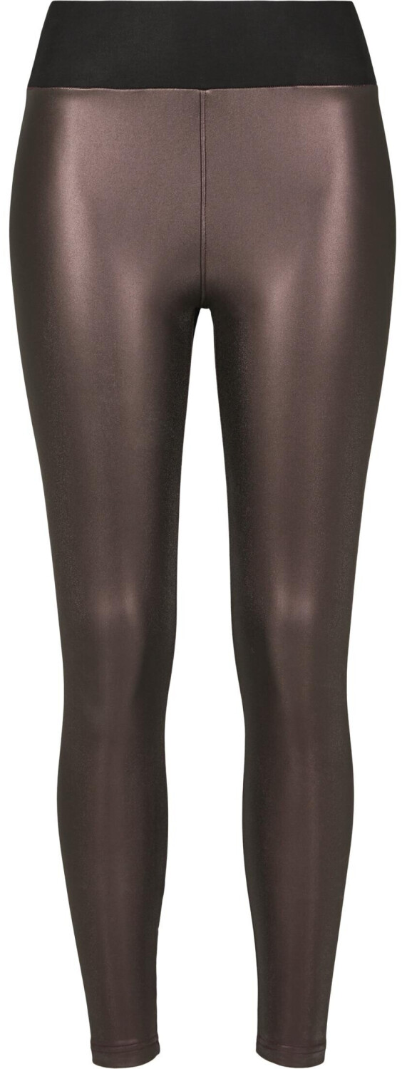Urban Classics Faux Leather High Waist Leggings (TB3001) redwine