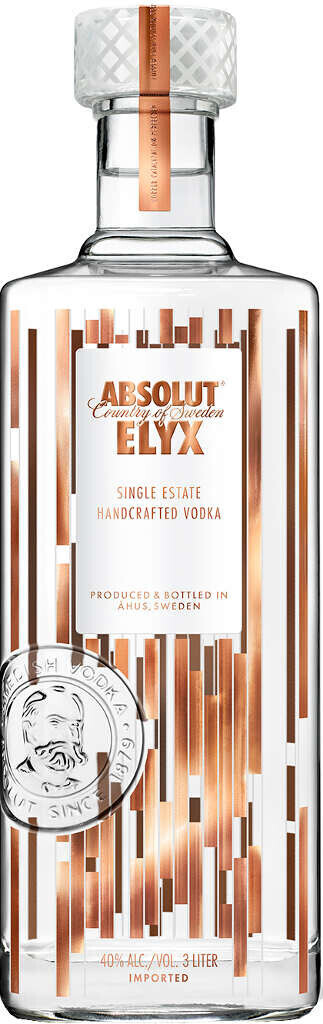 Absolut Vodka Elyx V4 3l 42,3%
