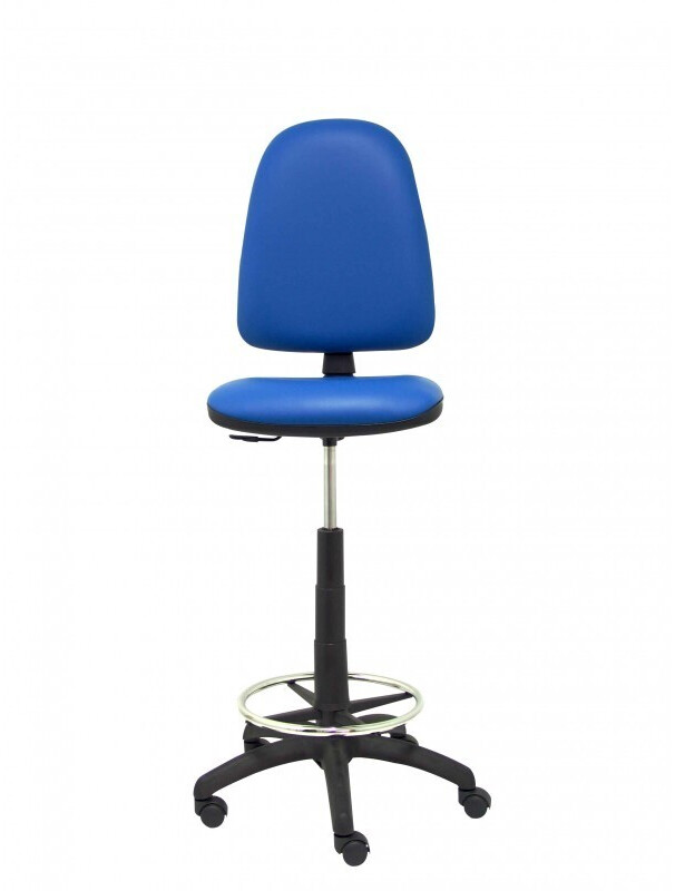 Piqueras y Crespo Stool Ayna Imitation Leather Blue