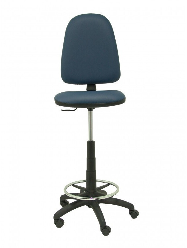 Piqueras y Crespo Stool Ayna Imitation Leather Navy