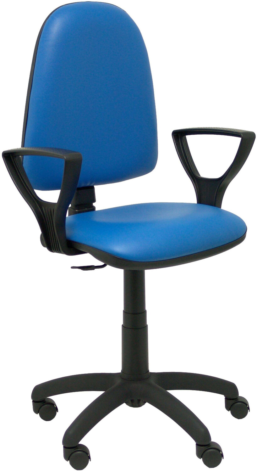 Piqueras y Crespo Ayna Imitation Leather Antibacterial with Fixed Armrests Blue