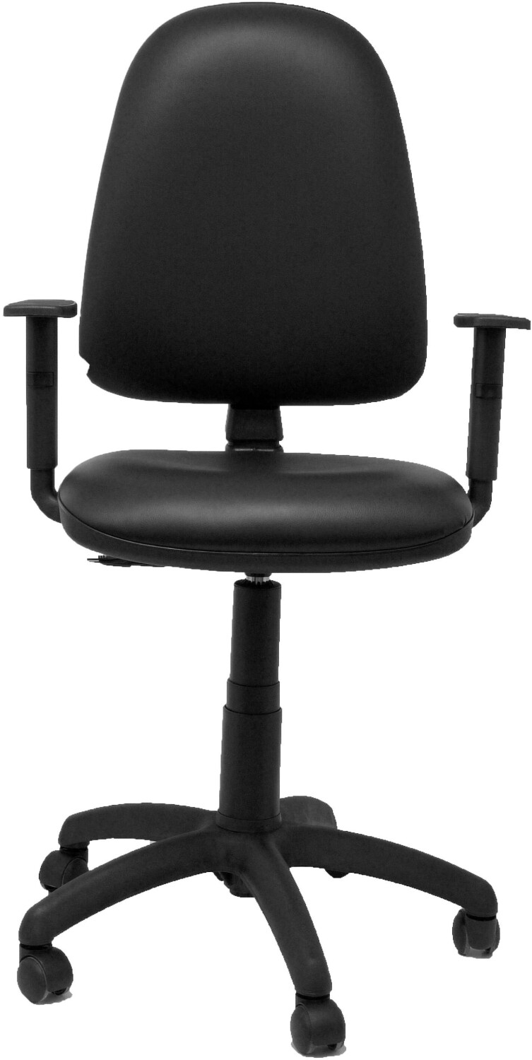 Piqueras y Crespo Ayna Imitation Leather Adjustable Armrests Parquet Wheels Black