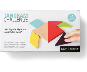 Remember TANGRAM Challenge Holz Legespiel 